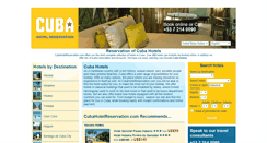 Desktop Screenshot of cubahotelreservation.com